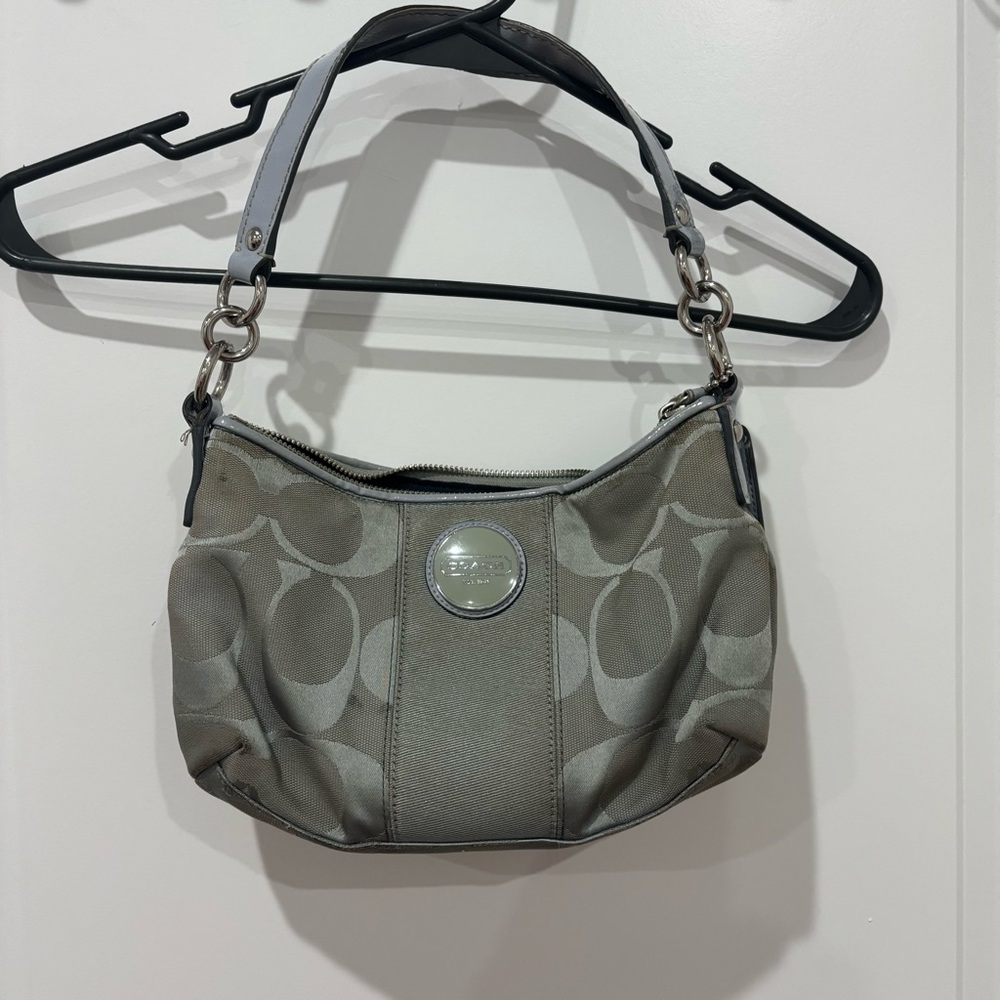 Blue coach Shoulder Bag
